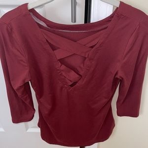 Hot Kiss Crossed Top